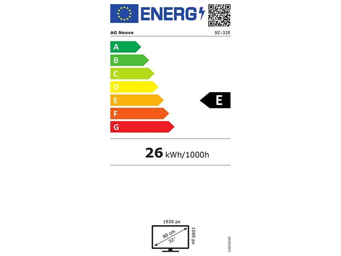 Monitor AG NEOVO SC-32E (Negro - LED - 31,5" - FHD - 5 ms)