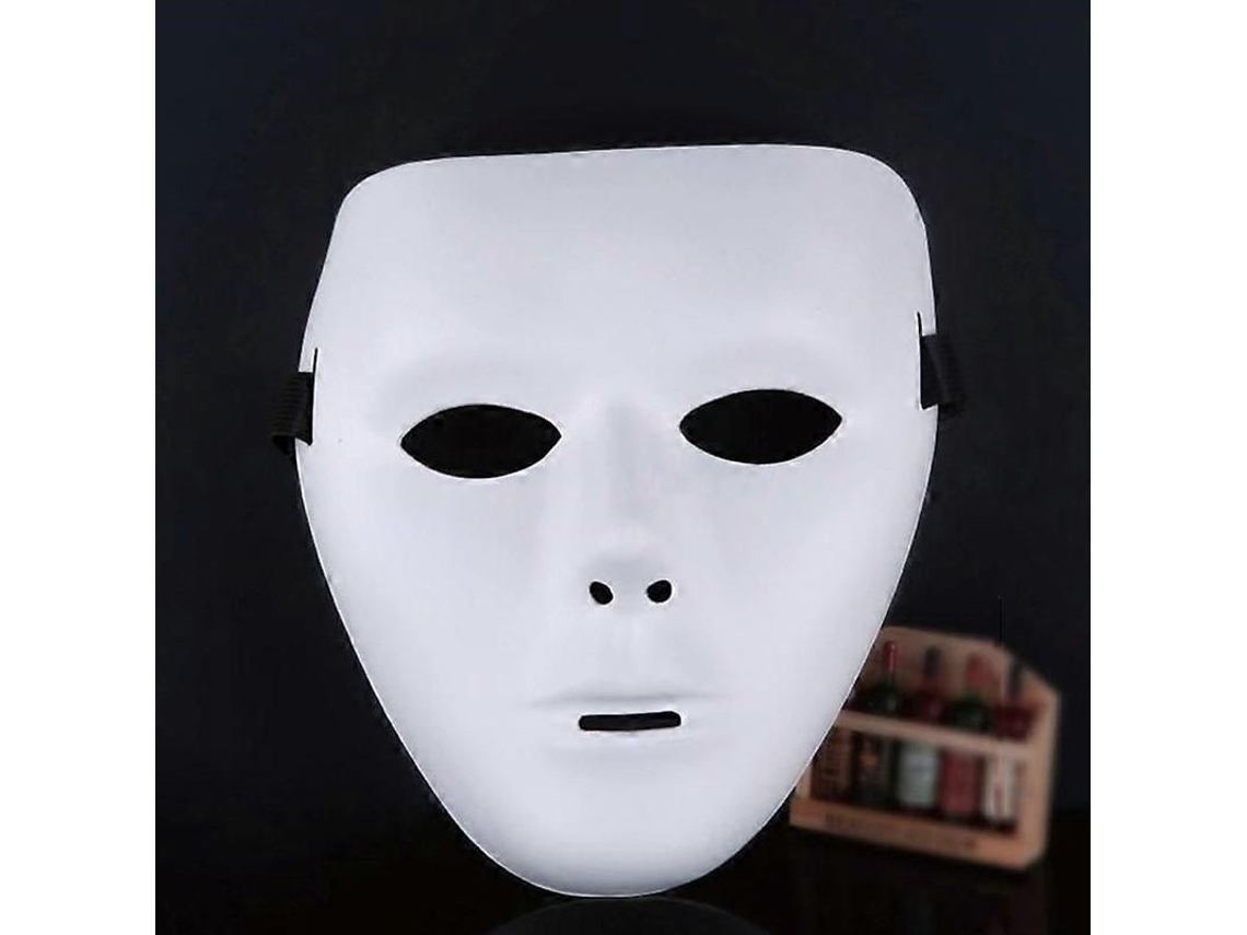 Máscara De Baile De Jabbawockeez Hecha De Pvc Ecológico Para Fiesta De Halloween 16,5x19,5cm/15x18cm
