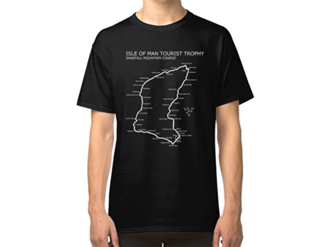 Camiseta ROCKINSTONE The Isle Of Tt Algodón para Hombre (S)