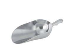 Esta cuchara multiusos de aluminio de 680 gramos se puede usar para servir té, hielo, comida y también como espátula. Mdug (24 oz)