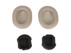 Almohadillas Para Los Oídos De Cuero, Espuma Viscoelástica De Proteína Y Aislamiento Acústico Para Wh 1000xm5 Silver Platinum