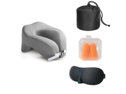 Almohada Cervical De Espuma Viscoelástica (gris Claro)