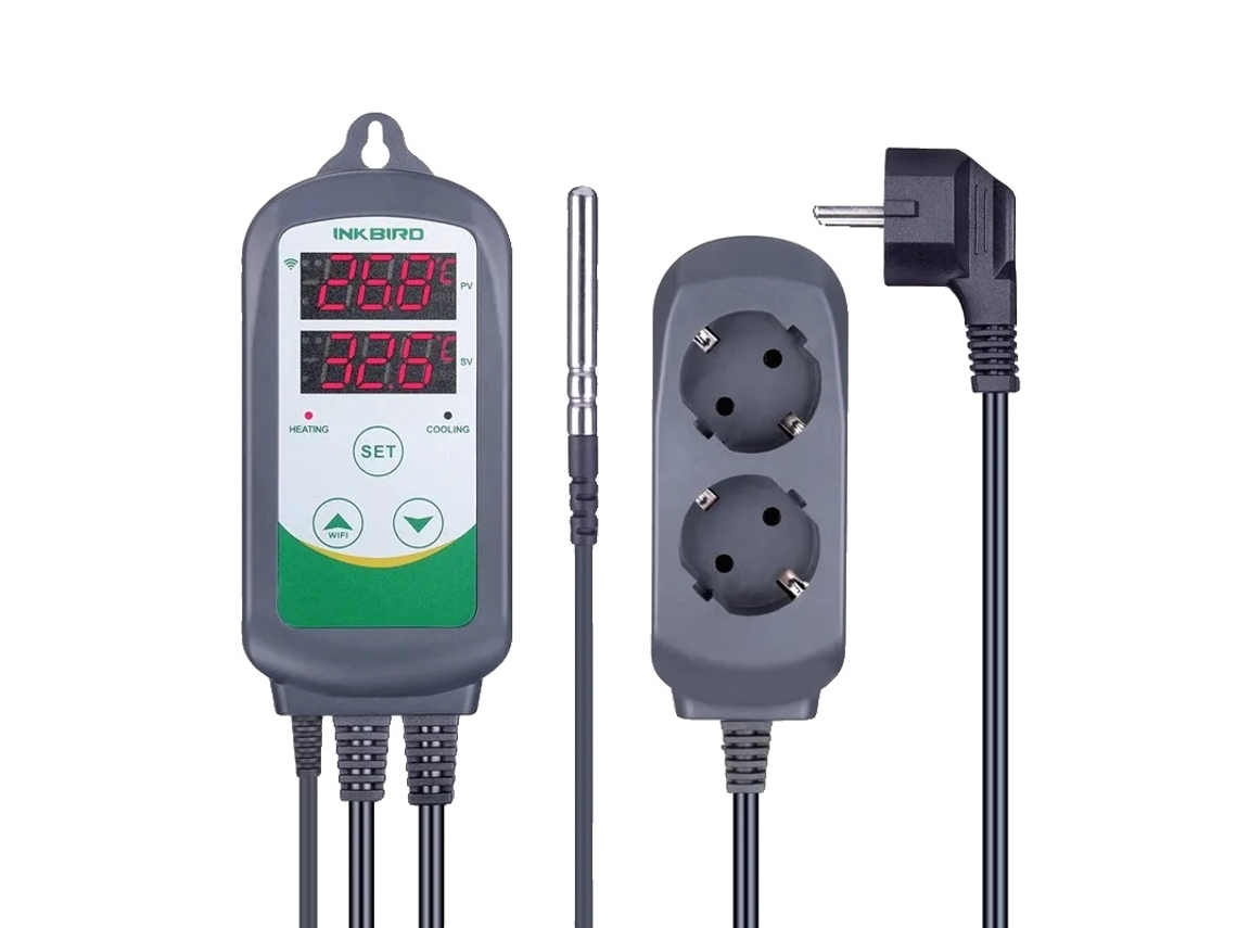 Controlador de temperatura, pantalla digital, uso versátil, ITC-308WiFi-EU