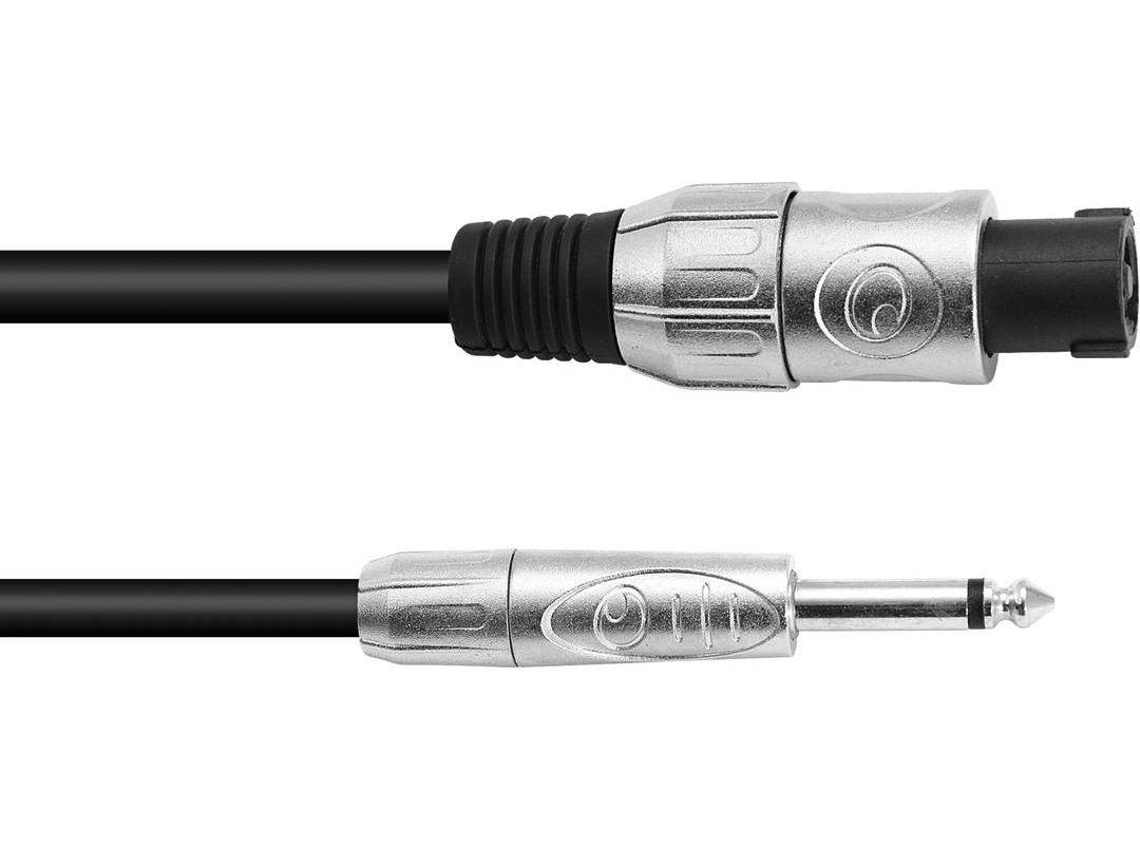 Cable Adaptador OMNITRONIC Speaker(M)/Jack 5m bk