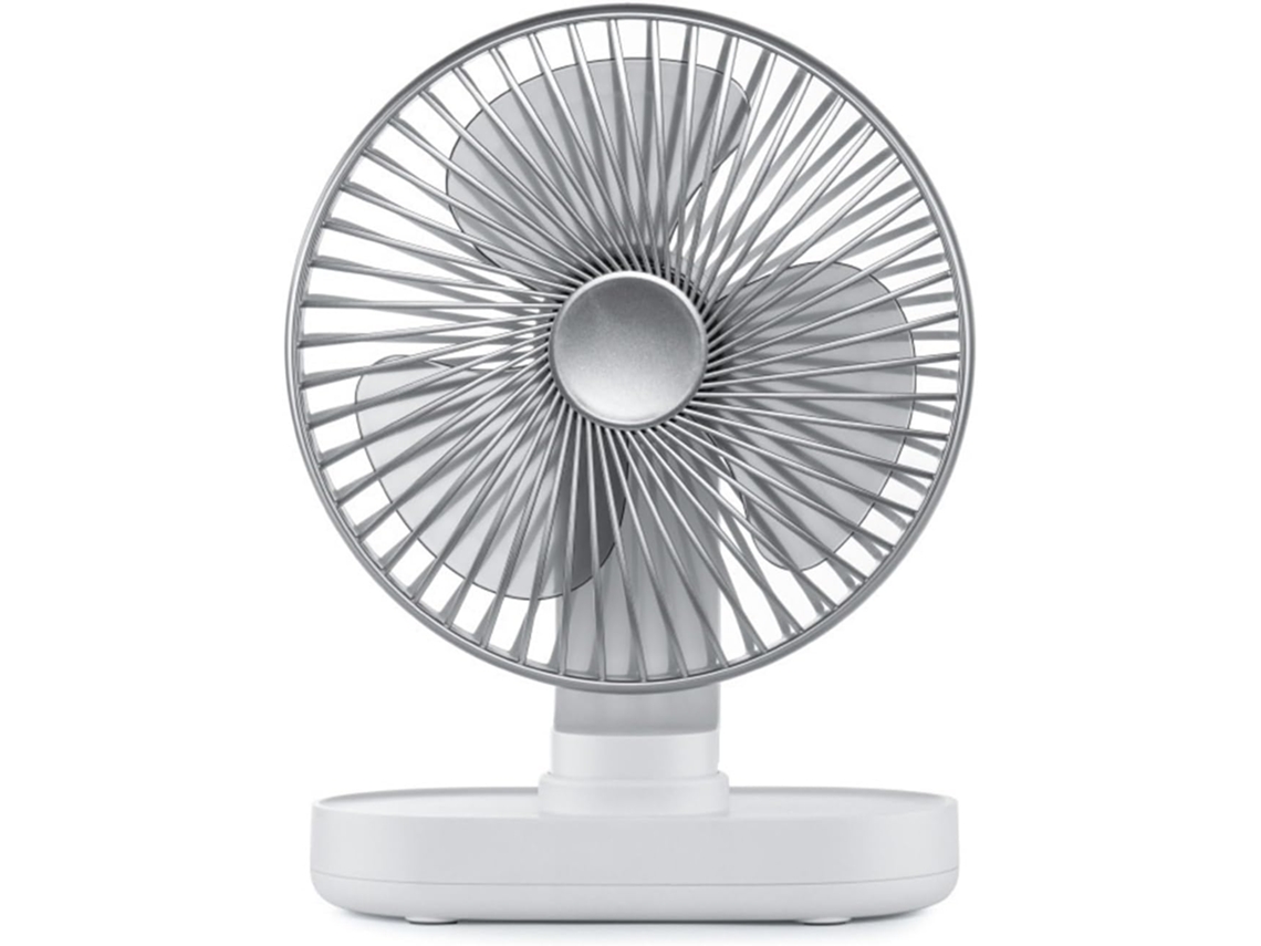Ventilador De Escritorio Usb Ventilador Eléctrico Giratorio Automático 4000 Mah Aire Acondicionado
