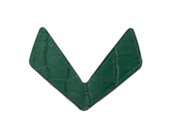 Kklv-porta Tiza De Billar De Cuero Con Clip Magnético Para Cuerda De Billar Accesorios Exteriores Verde