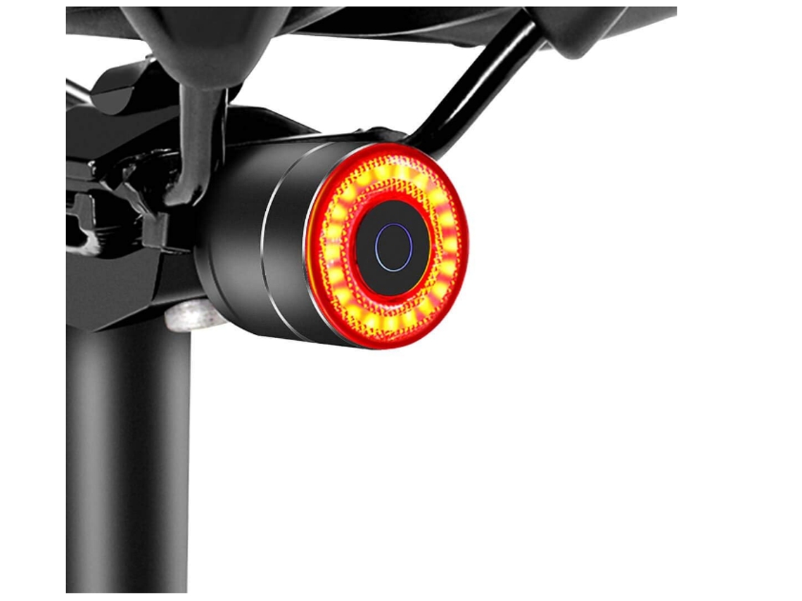 Luz Trasera Bicicleta Inteligente Auto On/off Ipx8 Negro