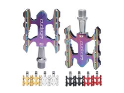 Pedales plegables ultraligeros Litepro de aleación de aluminio antideslizantes, compatibles con Brompton Mtb Bmxvayotoy