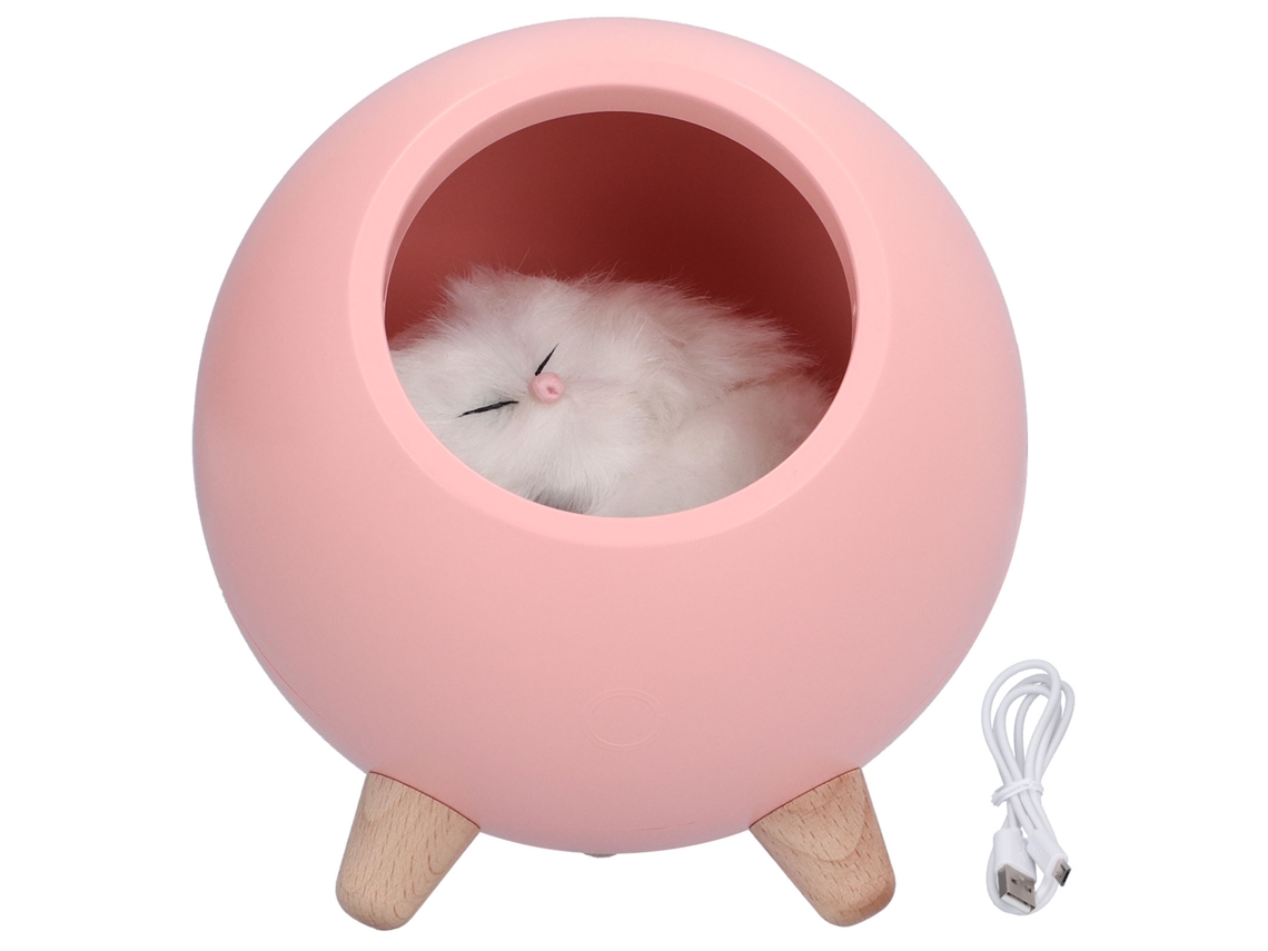 2026-luz Nocturna Led Portátil Recargable Gatito Con Toque, Casa De Gato Para Dormitorio Cute