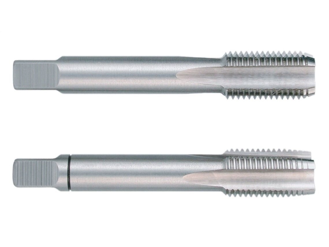 RUKO-235380-Juego de 2 machos para roscar a mano MF DIN 2181 HSS rectificados con rosca MF38 x 1,5 mm