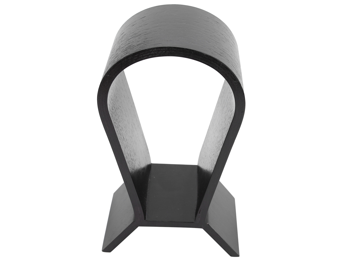 Soporte Para Auriculares Bluetooth Con Estante De Exhibición Curvo, Accesorio De Almacenamiento Negro