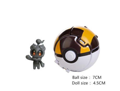 Muñeco GAATPOT 17 Styles Pokemon Anime Figure Pikachu Eevee Vulpix Litten Abra Pet Elf Deformation Ball Pocket Monster Pokeball Toy Model Gifts