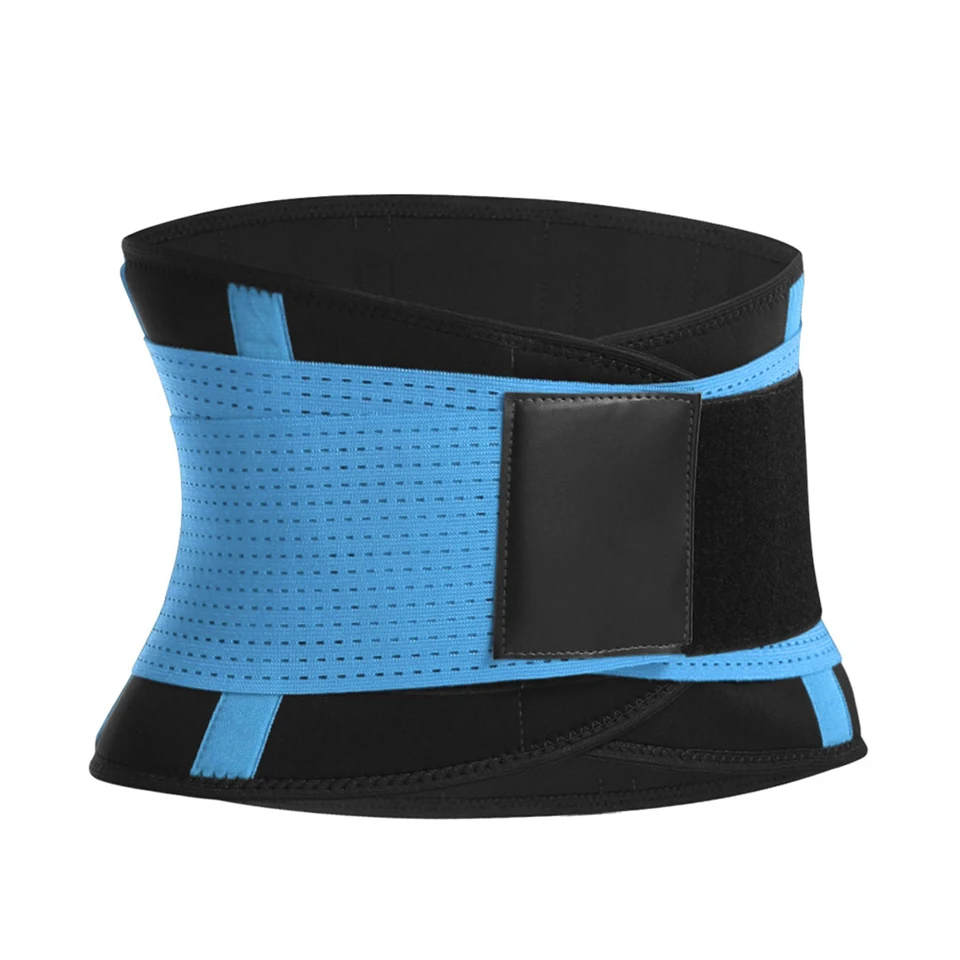 (azul, Talla Xxl) Faja Reductora Unisex Con Soporte Lumbar