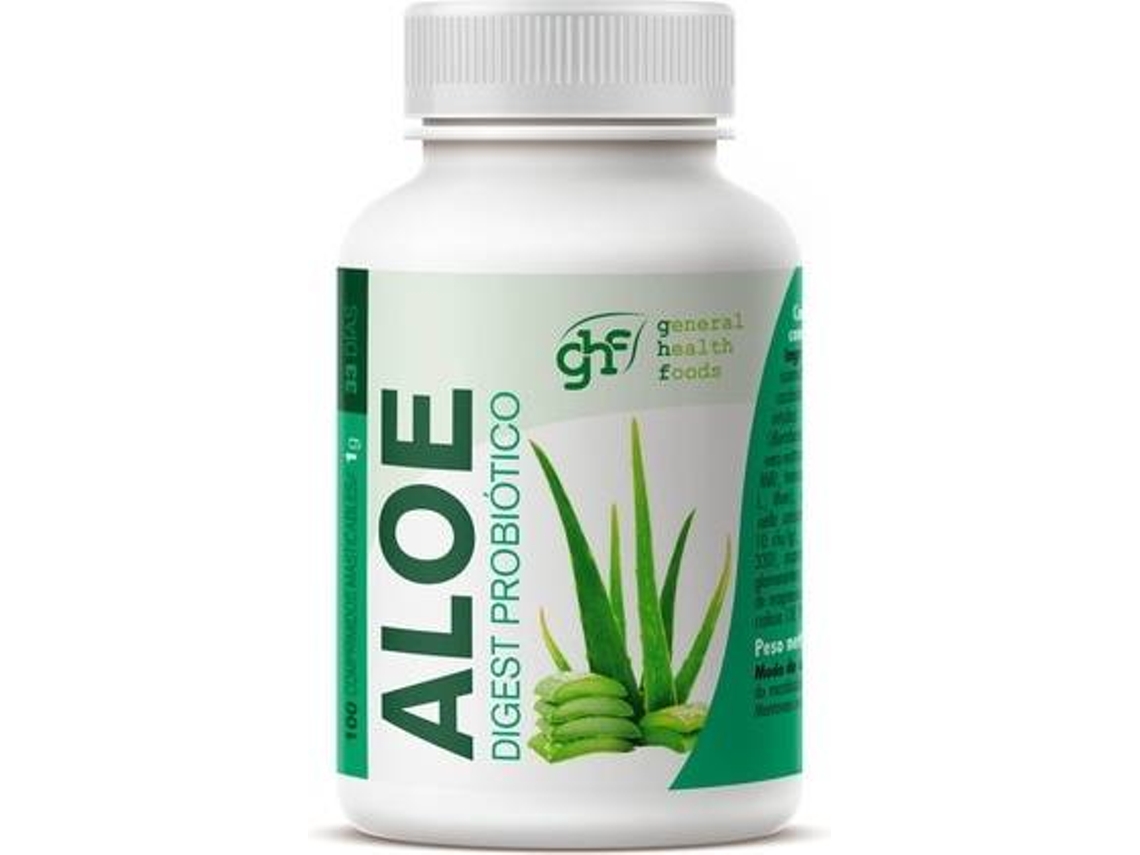 Complemento Alimentar GHF Aloe Vera Mastigável (100 comprimidos de 1g)