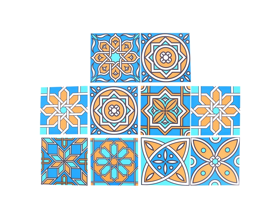 10 Pegatinas Decorativas Impermeables De Pvc Para Pared, Ideales Para El Suelo Del Dormitorio.