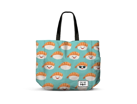 Bolsa de Compras OH MY POP! Oh My Pop Nigiri La Compra Shopping Fan Poliéster Unisex (Azul)