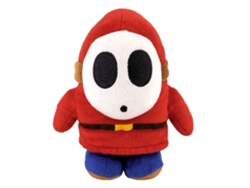 TOGETHER Super Mario Shy Guy Peluche de tacto suave de 17 cm Rojo