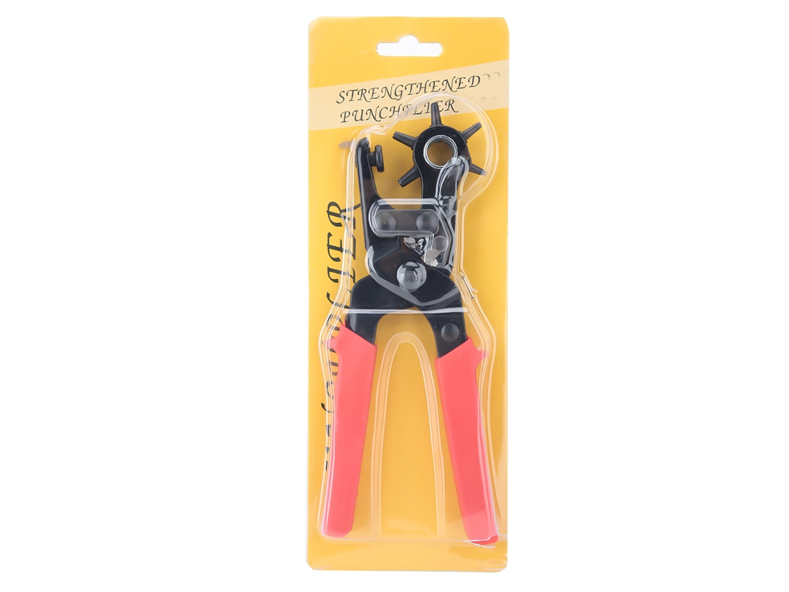 Alicates Perforadores Para Cinturones, Pulseras Y Cuero, 6 Tamaños (2-4,5 Mm), Metal Duro.