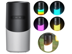 Altavoz Bluetooth portátil con 7 modos de luz preestablecidos Bluetooth 5.3 IPX5 20 m de largo alcance Perfecto para acampar Yizhood