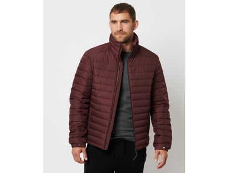 Abrigo SUPERDRY Poliéster Hombre (M - Bordeos)