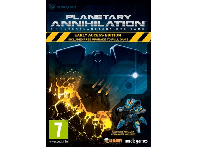 Juego PC Planetary Annihilation: Early Access Edition