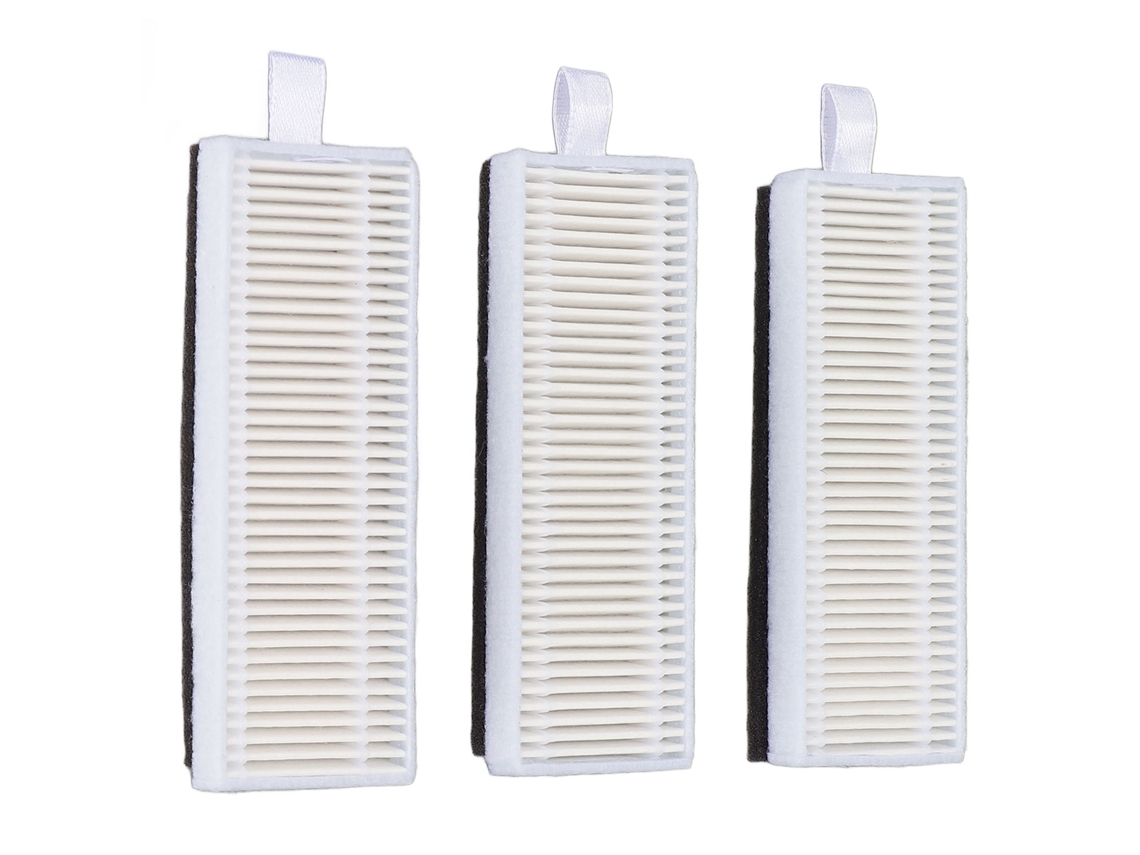 Filtro para aspiradora Hypa para Ecovacs N9+ con textura suave, malla, 3 unidades con nombre de la marca.