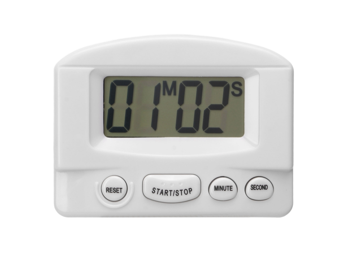 Temporizador De Cocina Digital Con Temporizador De Cuenta Regresiva De Alto Volumen, Diseño Magnético, Multifuncional, Blanco.