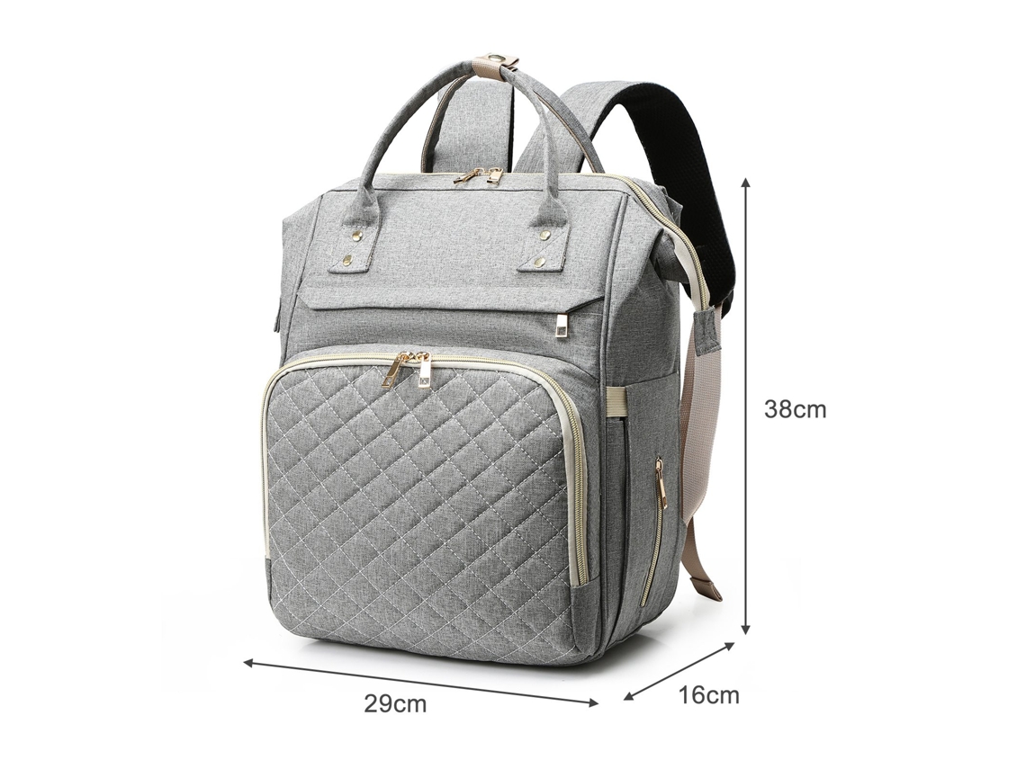 Mochila Cambiador Para Mujer, De Nailon Resistente Al Agua, Gran Capacidad Con Bolsillos Isotérmicos.