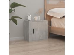 Mesitas de Noche de Pared 2 Pzs 50X30X47 Cm Gris Cemento
