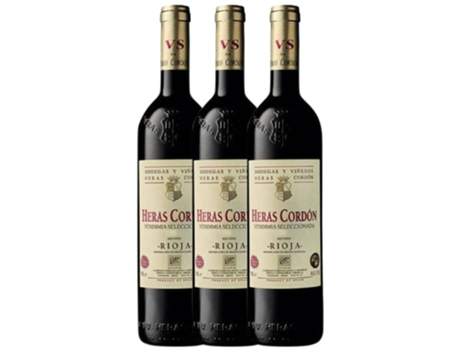 Vino HERAS CORDÓN Heras Cordón Vendimia Seleccionada Rioja Crianza (0.75 L - 3 unidades)