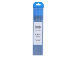 10 Peças De Eletrodos De Tungstênio Para Soldagem Tig Com Arco De Argônio, Agulha Pura, Cabeça Verde Wp, 1.6mmx150mm