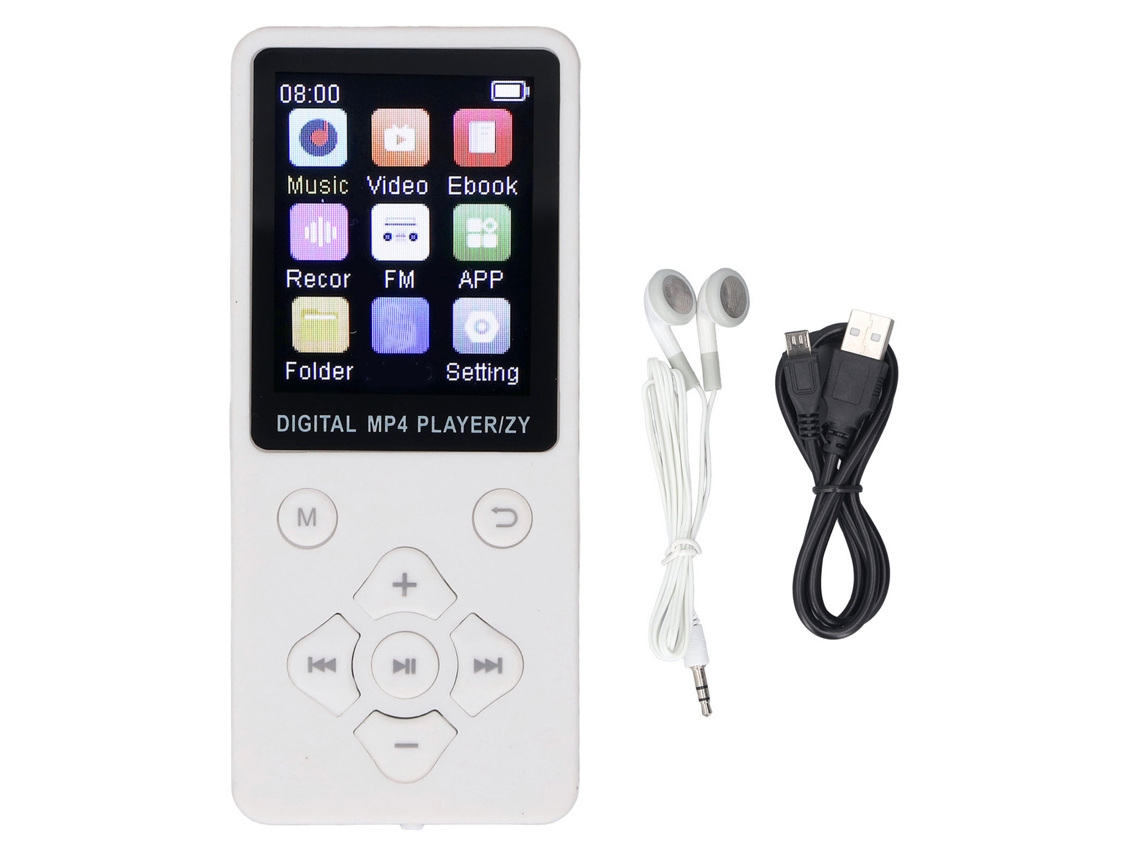 Reproductor de música (pantalla a color de 1,8 pulgadas, Bluetooth 5.0)