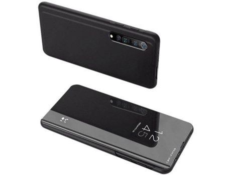 Carcasa Xiaomi Mi Note 10 Lite LMOBILE Clear View Negro