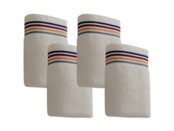 Conjunto de Toallas de Manos NEVEANCE Secamanos Tiras Absorbente Algodón Amarillo - 4pcs (35x75cm)