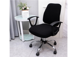 Funda Protectora Universal Para Silla Giratoria Desmontable Y Lavable (negro) Eifson