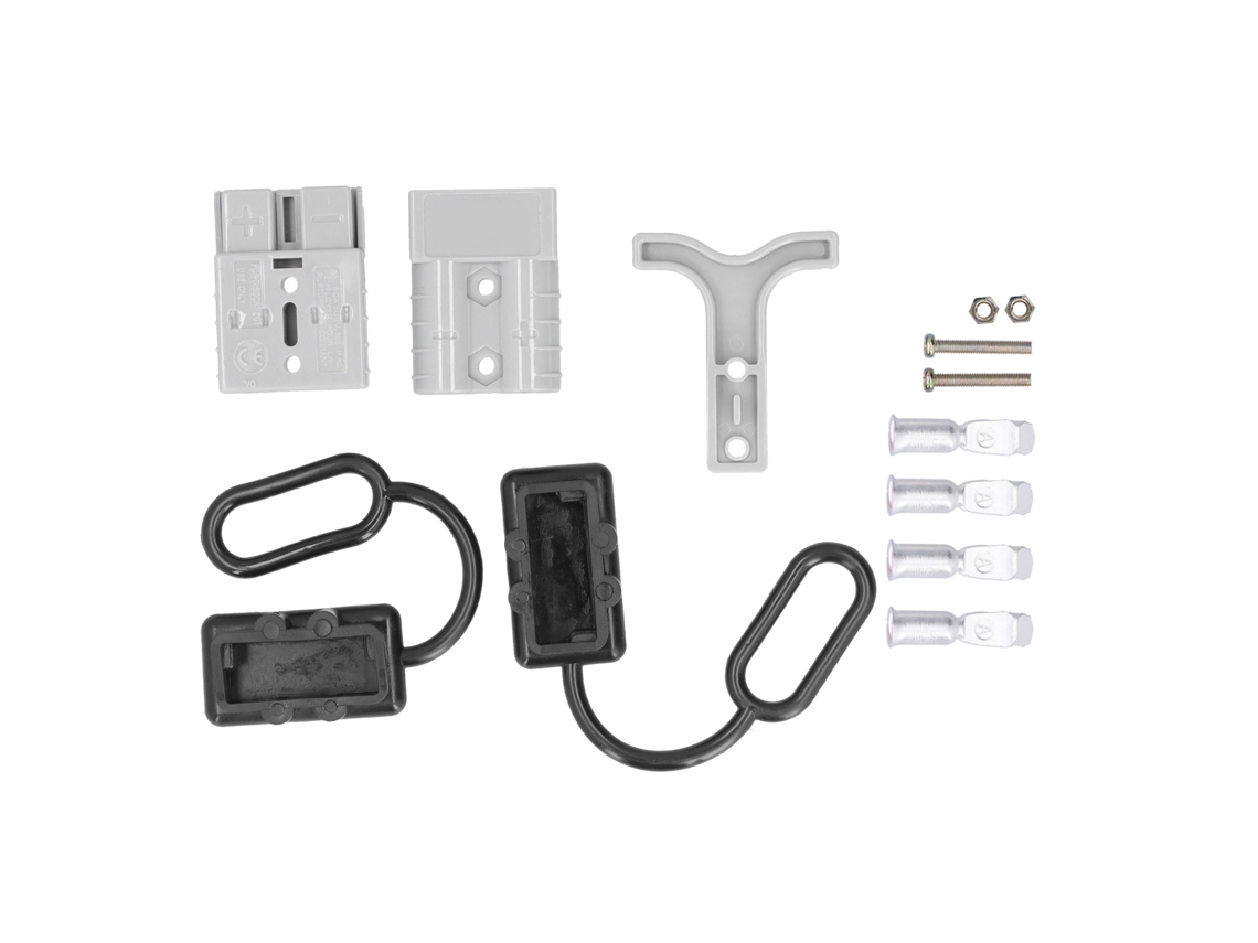 2026velora-conector Rápido De Batería Para Calentador De Recuperación Con Mango 50a 12‑36vdc Gris