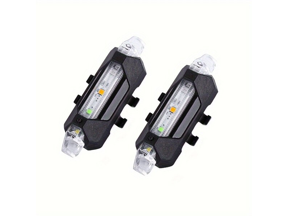 Luz trasera LED para bicicleta recargable por USB con 4 modos de parpadeo. Slowmoose