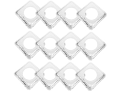 Te, 40 Piezas De Cubiertas De Aluminio Para Quemadores De Gas, Resistentes Al Calor Y Con Revestimientos Antigrasa.