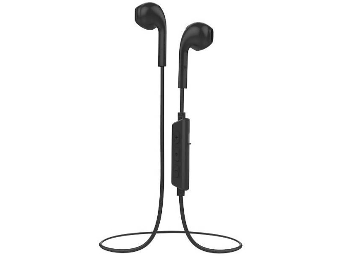 Auriculares Bluetooth VIVANCO Air Space (In ear - Micrófono - Negro)