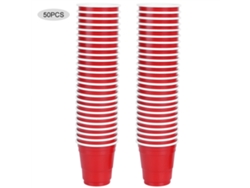Vasos de plástico desechables 60ml 50 unidades, vasos para café, cerveza, bebidas, vajilla, fiestas, Truyuety