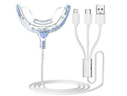 Dispositivo de terapia de luz azul para aftas bucales, alivia la gingivitis y cura con tecnología LED.