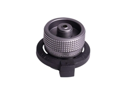 Adaptador de conversión para botellas con boquilla, cartuchos de butano, bombonas de gas con rosca y válvula Lindal Z11.