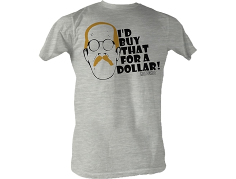 Camiseta ROCKINSTONE Compraría eso por una camiseta de Robocop de un dólar (S)