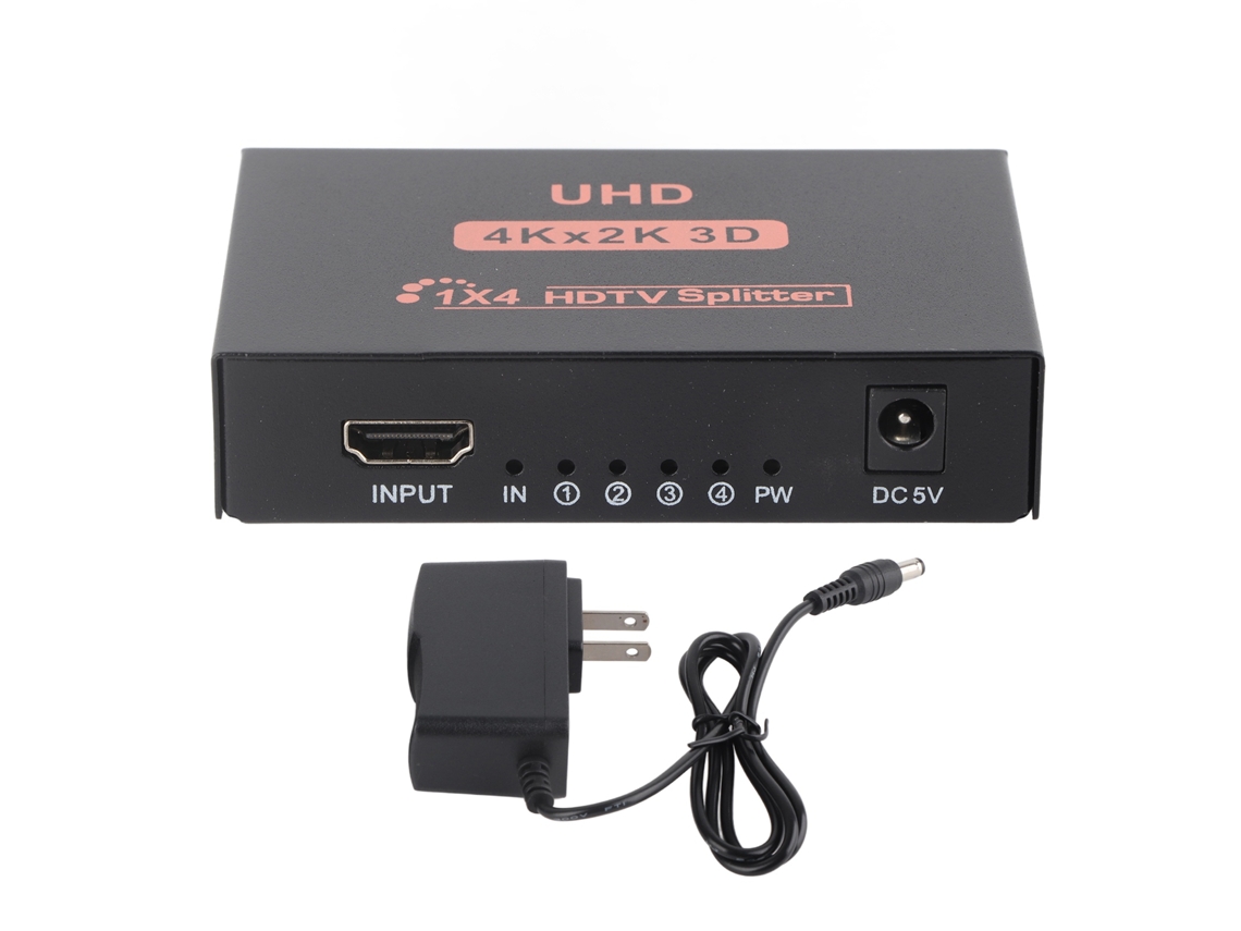 Divisor De Interfaz Multimedia 4k Hd, Plug And Play, 1 Entrada, 4 Salidas, Conmutador