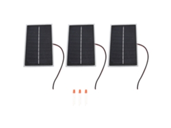 Primerox - Juego de 3 mini paneles solares monocristalinos de 4 W para iluminación, cargadores y linternas (Hágalo usted mismo)