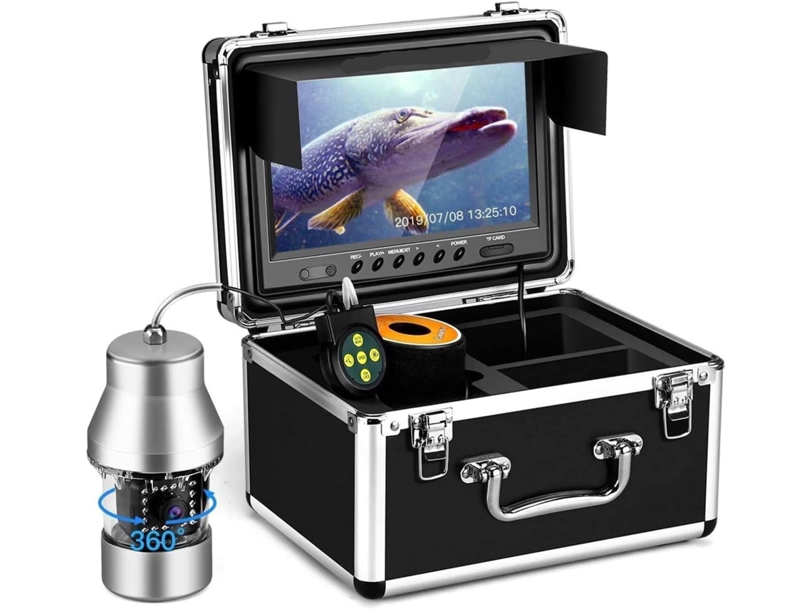 Para Pesca En Hielo, Pesca En Lagos Y Pesca Desde Embarcaciones: Detector De Peces Con Cámara De Vídeo