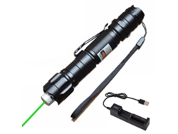 Linterna Led Láser Verde De Alta Potencia Y Largo Alcance, Recargable Por Usb, Para Senderismo, Acampada Y Viajes.