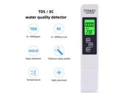 Lápiz Medidor De Calidad De Agua Portátil 3 En 1, Medidor De Tds Y Ec, Analizador Preciso.