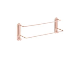 Toallero doble, acero inoxidable, anti-morado, montaje en pared, baño, rosa