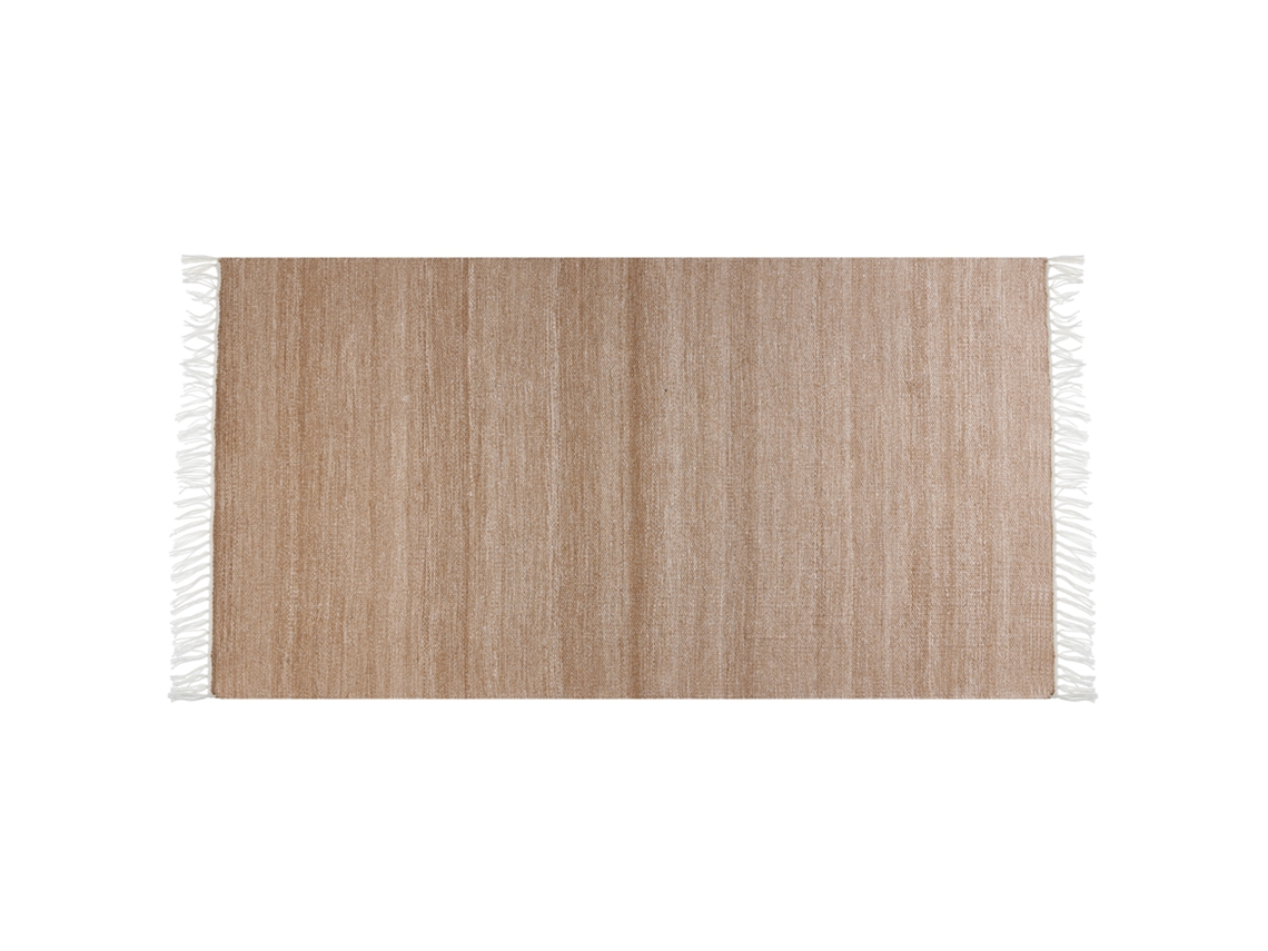 Alfombra BELIANI Malhia de Material sintético Beige 80x150